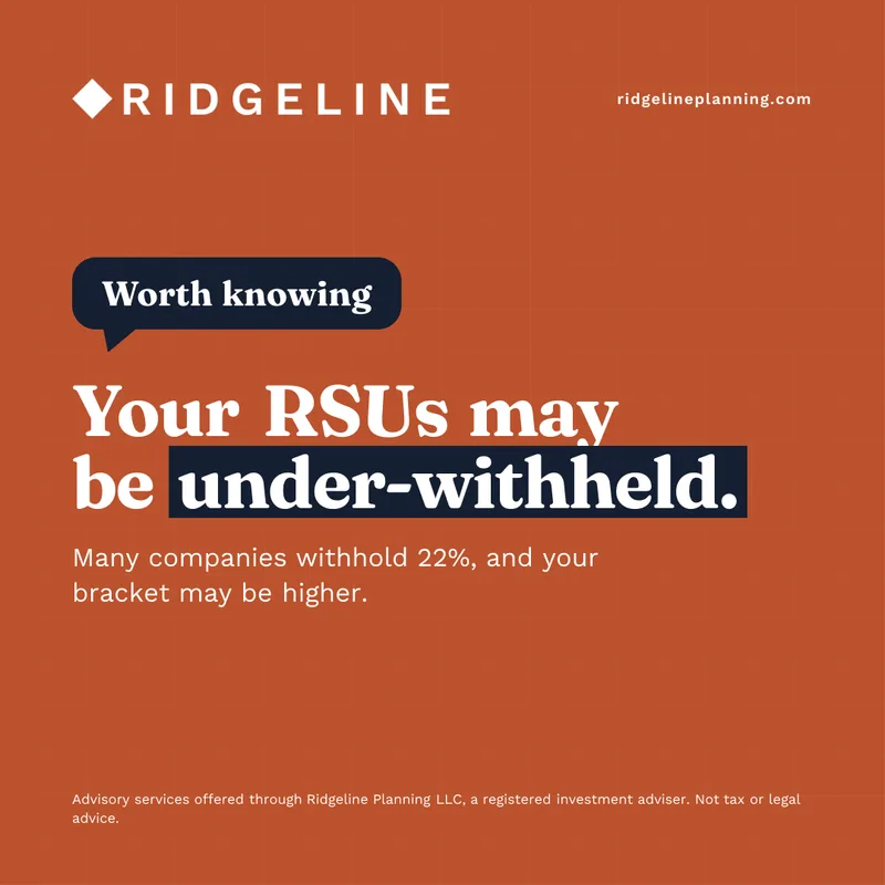 A post for advisors who serve tech employees, made by Watt