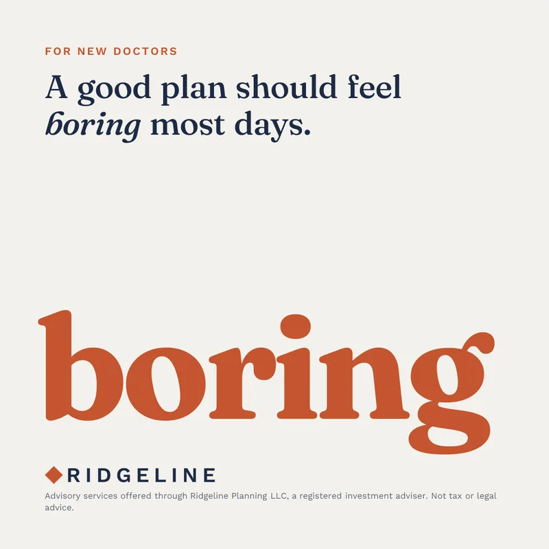 Watt post: a good plan should feel boring