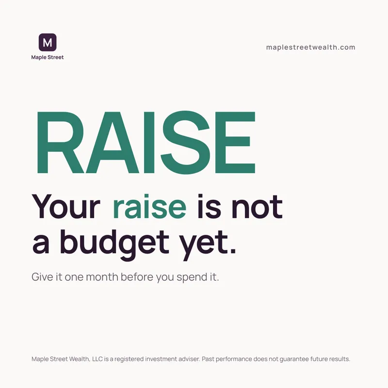 Watt post: your raise is not a budget yet