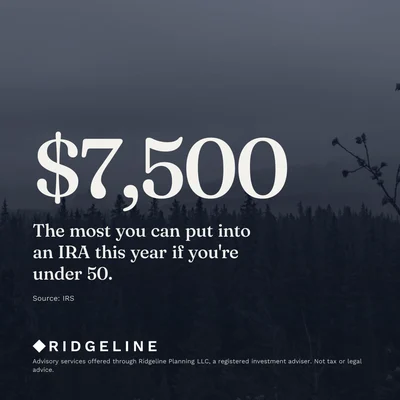 $7,500 over a dark mountain photo